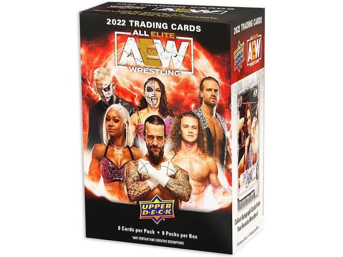 Upper Deck 2022 All Elite Wrestling AEW Blaster Box — Cardboard