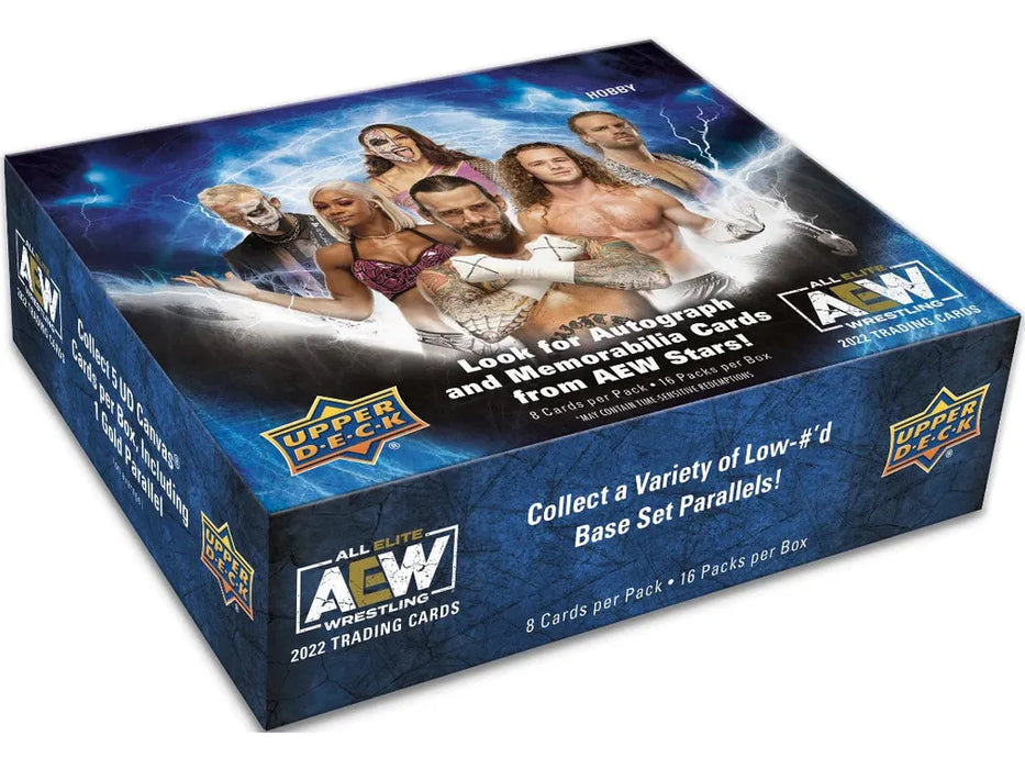 Sports Cards Upper Deck - 2022 - All Elite Wrestling AEW Trading Cards - Hobby Box - Cardboard Memories Inc.