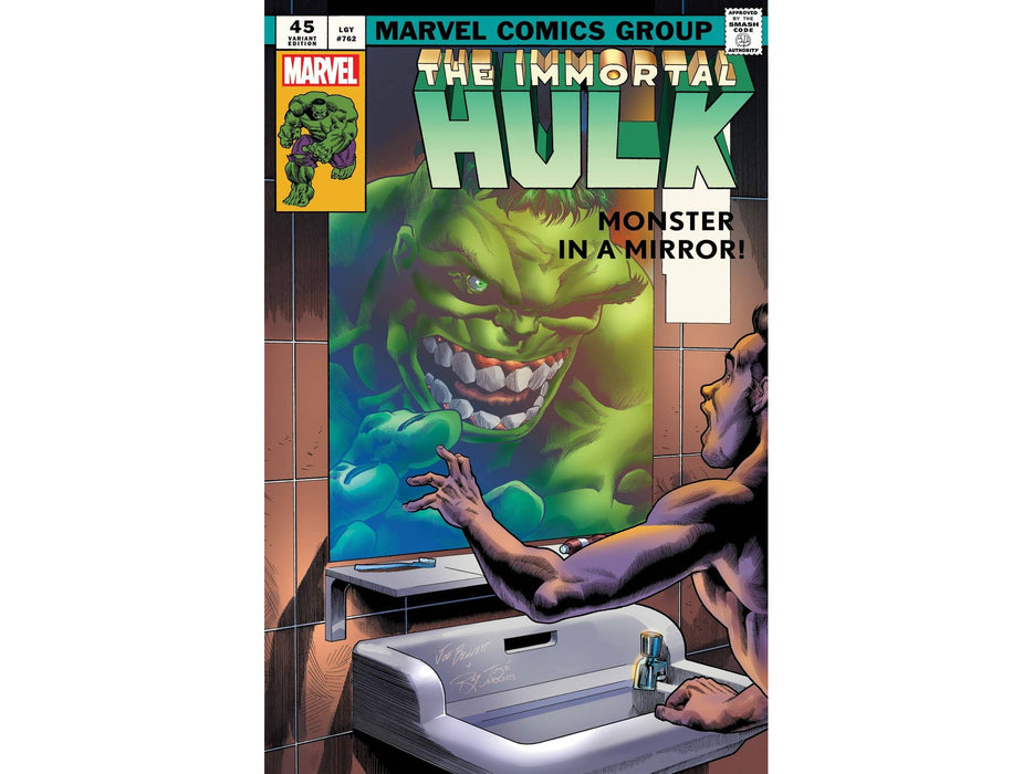 Comic Books Marvel Comics - Immortal Hulk 045 - Bennett Homage Variant Edition (Cond. VF-) - 5810 - Cardboard Memories Inc.