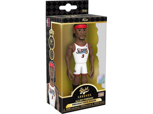 Action Figures and Toys Funko - Gold - Sports - NBA - Philadelphia 76ers - Allen Iverson - Premium Figure - Cardboard Memories Inc.