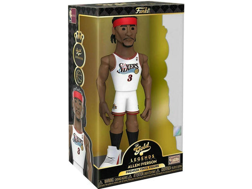 Action Figures and Toys Funko - Gold - Sports - NBA - Allen Iverson - Philadelphia Sixers - 12" Premium Figure - Cardboard Memories Inc.