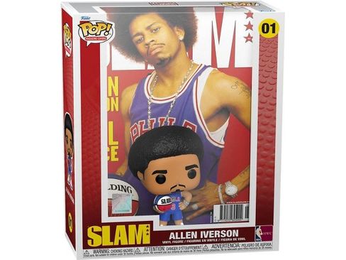 Action Figures and Toys POP! - Magazine Covers - Sports - NBA - Allen Iverson - Philadelphia 76ers - Cardboard Memories Inc.