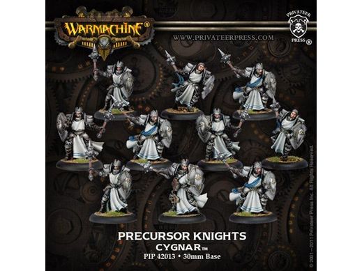 Collectible Miniature Games Privateer Press - Warmachine - Cygnar - Precursor Knights Ally Unit - PIP 42013 - Cardboard Memories Inc.