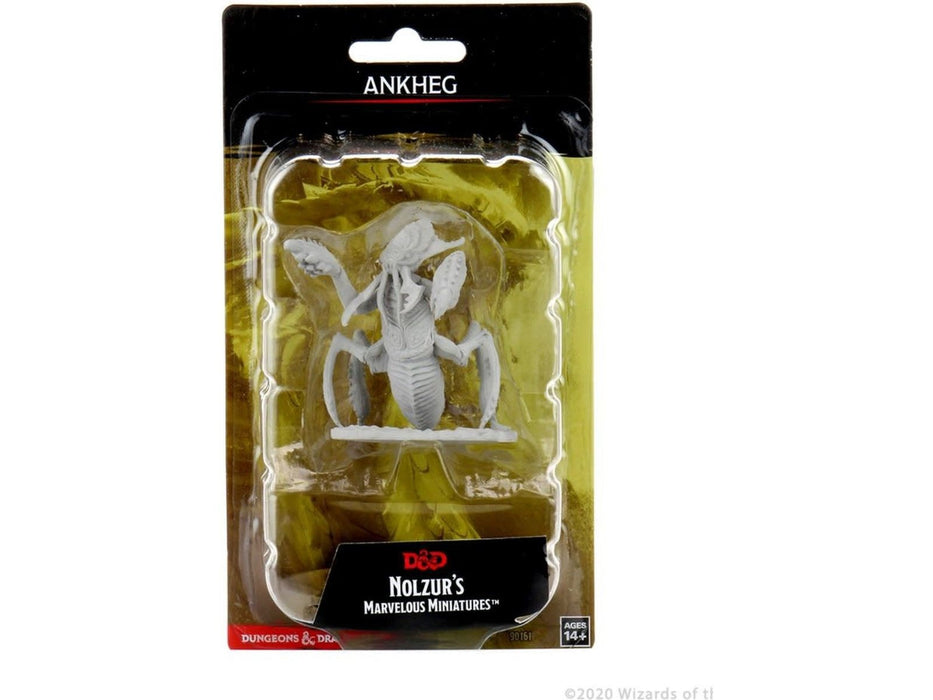 Role Playing Games Wizkids - Dungeons and Dragons - Unpainted Miniature - Nolzurs Marvellous Miniatures - Ankheg - 90161 - Cardboard Memories Inc.