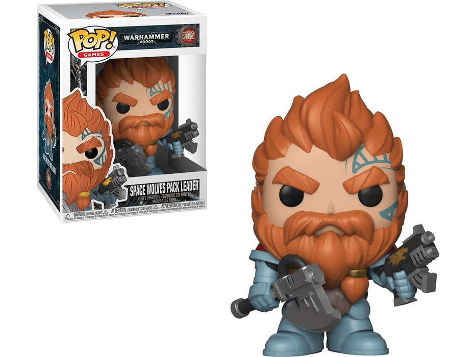 Action Figures and Toys POP! - Games - Warhammer 40K - Space Wolves Pack Leader - Cardboard Memories Inc.