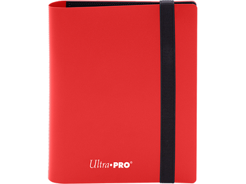 Supplies Ultra Pro - 2 Pocket - Eclipse Pro-Binder - Apple Red - Cardboard Memories Inc.