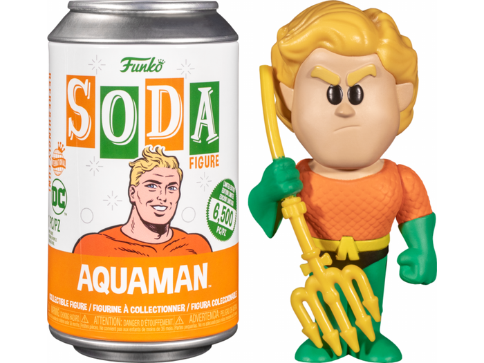 Action Figures and Toys POP! - DC Comics - Soda - Aquaman - Cardboard Memories Inc.