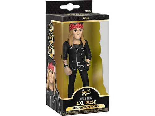 Action Figures and Toys Funko - Gold - Guns N Roses - Axl Rose - Premium Figure - Cardboard Memories Inc.