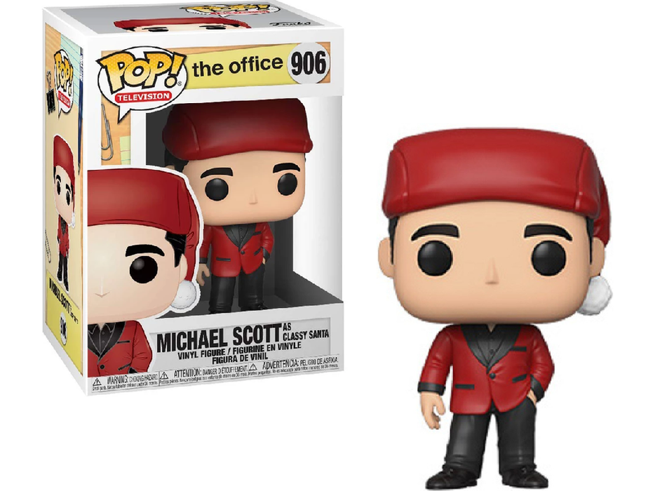 Action Figures and Toys POP! - Television - The Office - Michael Scott as Classy Santa - Cardboard Memories Inc.