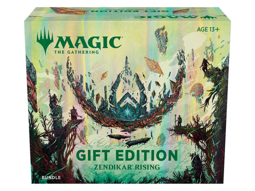 Trading Card Games Magic the Gathering - Zendikar Rising - Gift Edition - Bundle Fat Pack - Cardboard Memories Inc.