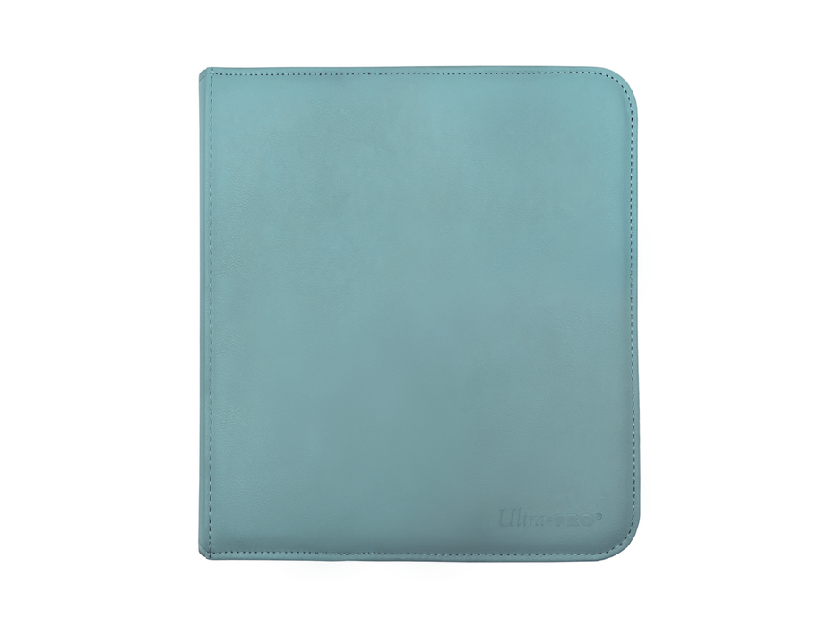 Supplies Ultra Pro - 12 Pocket Pro Zipper Binder - Light Blue - Cardboard Memories Inc.
