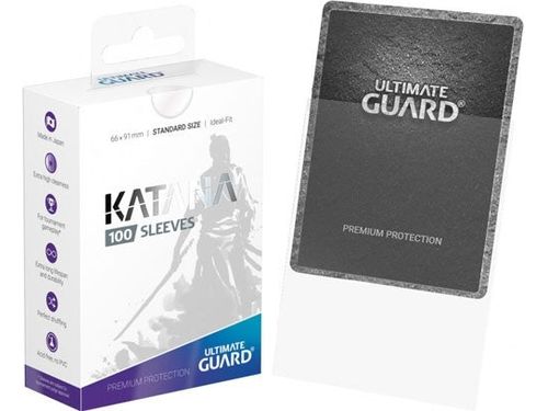 Supplies Ultimate Guard - Katana Sleeves - Standard - Transparent - Cardboard Memories Inc.