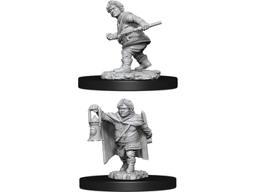 Role Playing Games Wizkids - Dungeons and Dragons - Nolzurs Marvellous Miniatures - Male Halfling Rogue - 90006 - Cardboard Memories Inc.