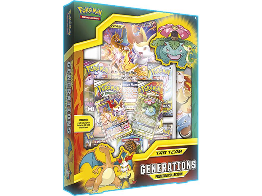 Trading Card Games Pokemon - Tag Team - Generations - Premium Collection Box - Cardboard Memories Inc.