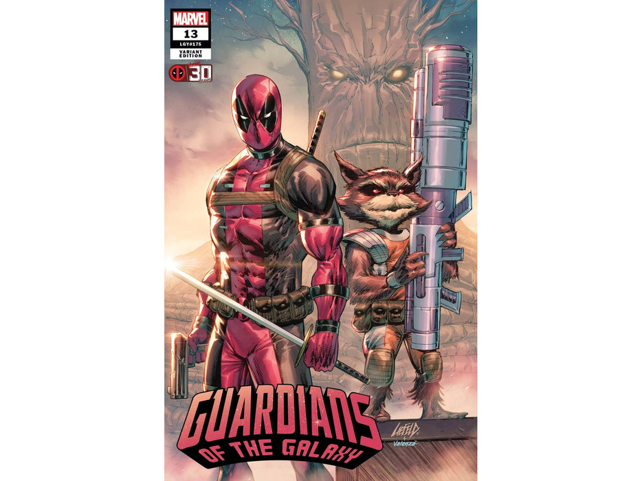 Comic Books Marvel Comics - Guardians Of The Galaxy 013 - Liefeld Deadpool 30th Variant Edition (Cond. VF-) - 7141 - Cardboard Memories Inc.