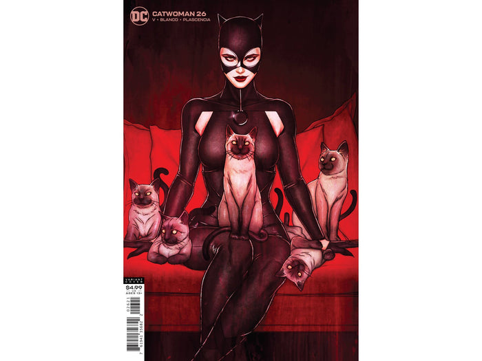 Comic Books DC Comics - Catwoman 026 - Jenny Frison Card Stock Variant Edition - Joker War - Cardboard Memories Inc.