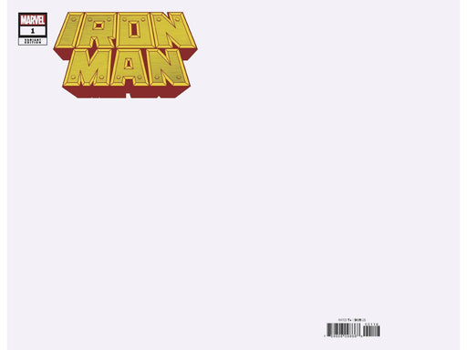 Comic Books Marvel Comics - Iron Man 001 - Blank Variant Edition (Cond. VF-) - 12348 - Cardboard Memories Inc.