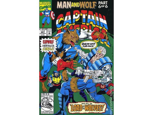 Comic Books Marvel Comics - Captain America (1968 1st Series) 407 (Cond. VF-) - 7315 - Cardboard Memories Inc.