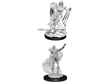 Role Playing Games Wizkids - Dungeons and Dragons - Nolzurs Marvellous Miniatures - Lich and Mummy Lord - 90020 - Cardboard Memories Inc.