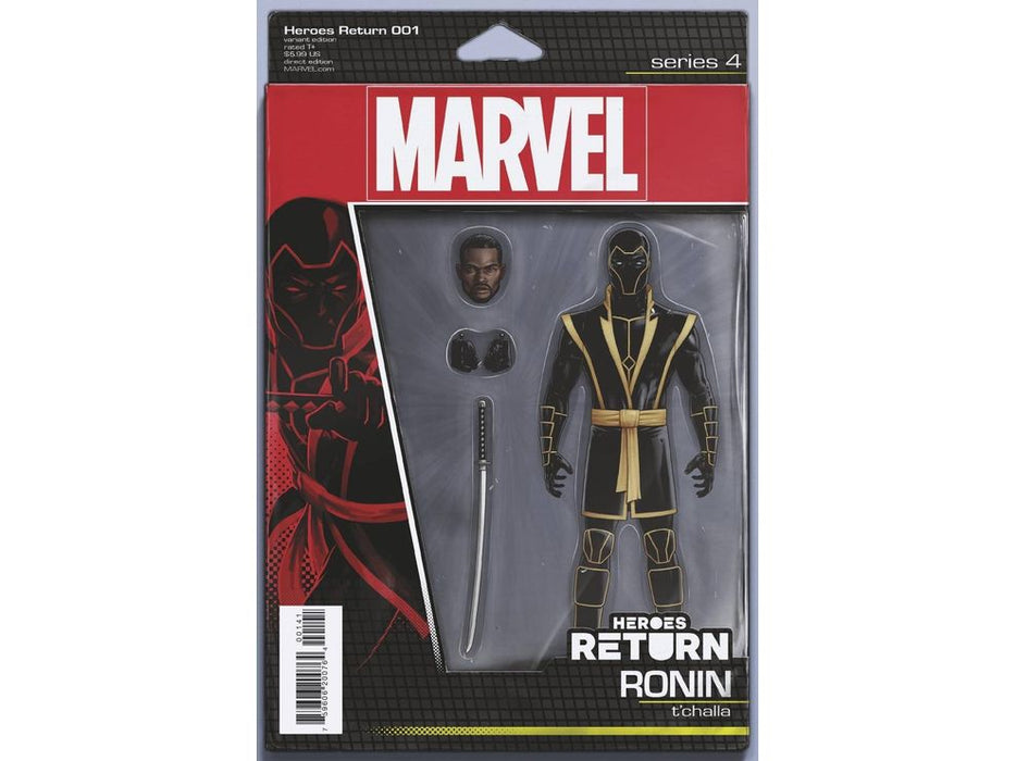 Comic Books Marvel Comics - Heroes Return 001 - Christopher Action Figure Variant Edition (Cond. VF-) - 11295 - Cardboard Memories Inc.