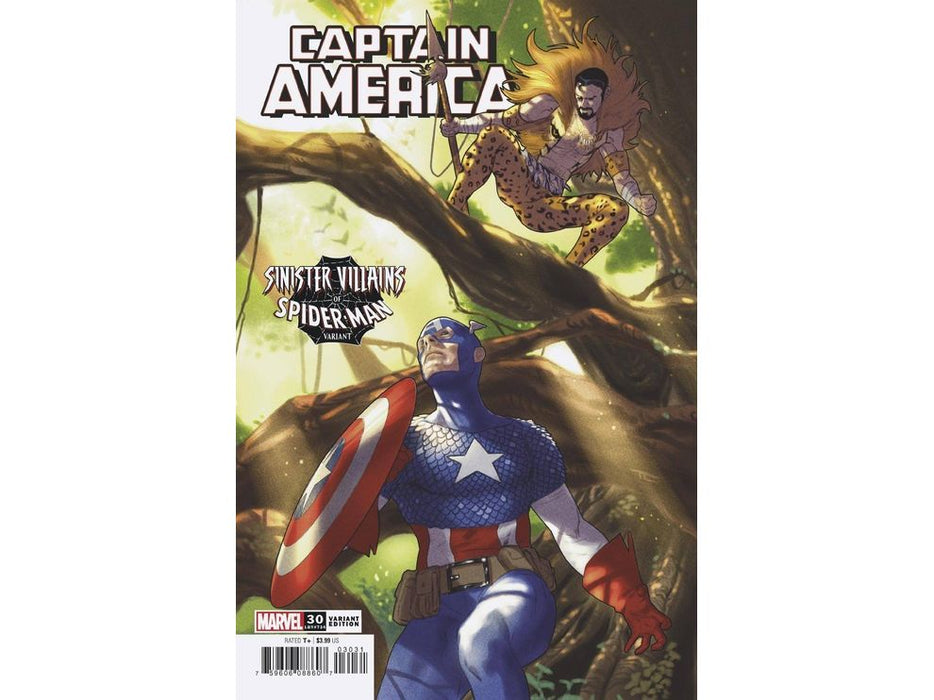 Comic Books Marvel Comics - Captain America 030 - Clarke Spider-Man Villains Variant Edition (Cond. VF-) - 11256 - Cardboard Memories Inc.