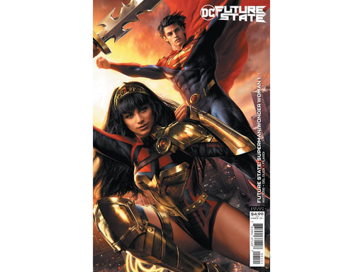 Comic Books DC Comics - Future State - Superman Wonder Woman 001 - Card Stock Variant Edition - 4960 - Cardboard Memories Inc.