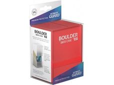 Supplies Ultimate Guard - Boulder Deck Case - Ruby - 100+ - Cardboard Memories Inc.