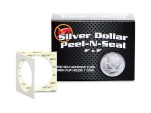 Supplies BCW - Dollar Peel-N-Seal Coin Flips - Cardboard Memories Inc.