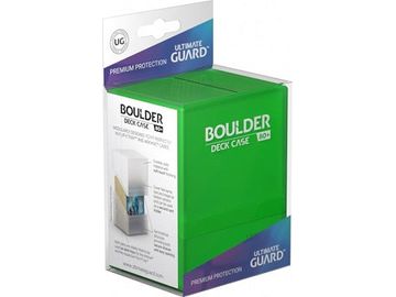 Supplies Ultimate Guard - Boulder - Trading Card Deck Case - Emerald - 100+ - Cardboard Memories Inc.