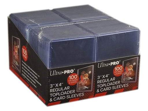 Supplies Ultra Pro - Top Loaders - 3x4 Regular With Sleeves Combo - 200 Piece Combo - Cardboard Memories Inc.