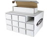Supplies BCW - Cardboard Storage Box - Card House with 12 800 Count Boxes - Cardboard Memories Inc.