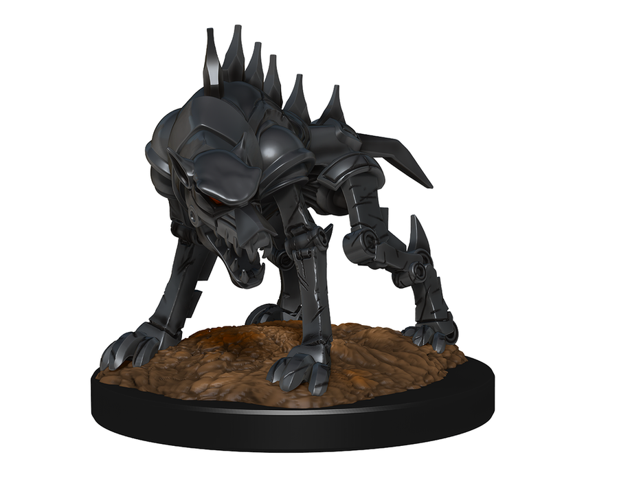 Role Playing Games Wizkids - Dungeons and Dragons - Unpainted Miniature - Nolzurs Marvellous Miniatures - Iron Cobra and Iron Defender - 90243 - Cardboard Memories Inc.