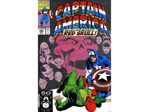 Comic Books Marvel Comics - Captain America (1968 1st Series) 394 - 7289 - Cardboard Memories Inc.