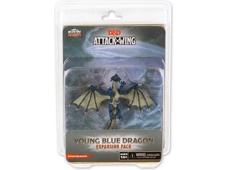 Collectible Miniature Games Wizkids - Dungeons and Dragons Attack Wing - Young Blue Dragon - Expansion Pack - 71963 - Cardboard Memories Inc.