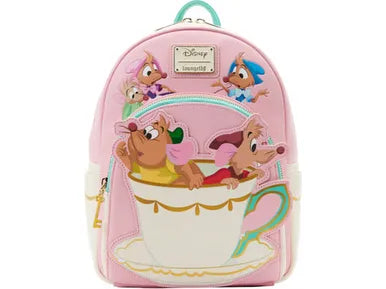 Supplies Loungefly - Disney - Cinderella - Gus and Jaq Teacup - Backpack - Cardboard Memories Inc.