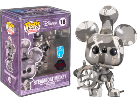 Action Figures and Toys POP! - Movies - Art Series - Disney - Steamboat Mickey Mouse - Cardboard Memories Inc.