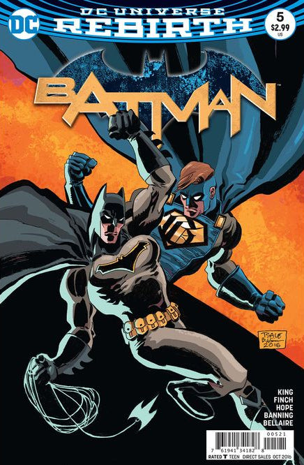 Comic Books DC Comics - Batman (2016 3rd Series) 005 - Cover B Variant Edition (Cond. FN-) - 1991 - Cardboard Memories Inc.