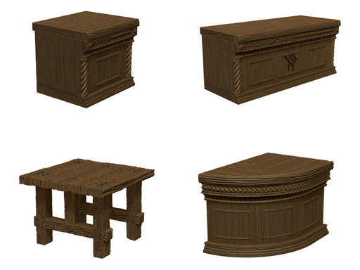 Role Playing Games Wizards of the Coast - Dungeons and Dragons - Icons of the Realms - The Yawning Portal Inn - Bars and Tables - Cardboard Memories Inc.