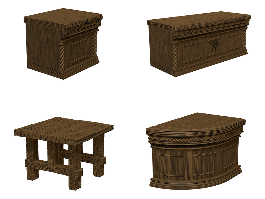 Role Playing Games Wizards of the Coast - Dungeons and Dragons - Icons of the Realms - The Yawning Portal Inn - Bars and Tables - Cardboard Memories Inc.