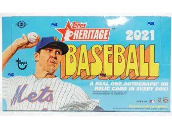 Sports Cards Topps - 2021 - Baseball - Heritage - Trading Card Hobby Box - Cardboard Memories Inc.