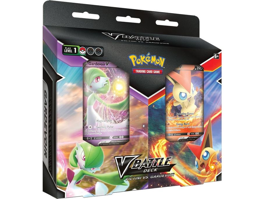 Trading Card Games Pokemon - V Battle Deck - Gardevoir vs. Victini - Cardboard Memories Inc.