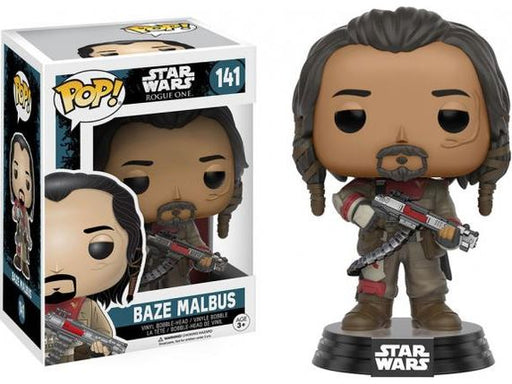 Action Figures and Toys POP! - Movies - Star Wars Rogue One- Baze Malbus - Cardboard Memories Inc.