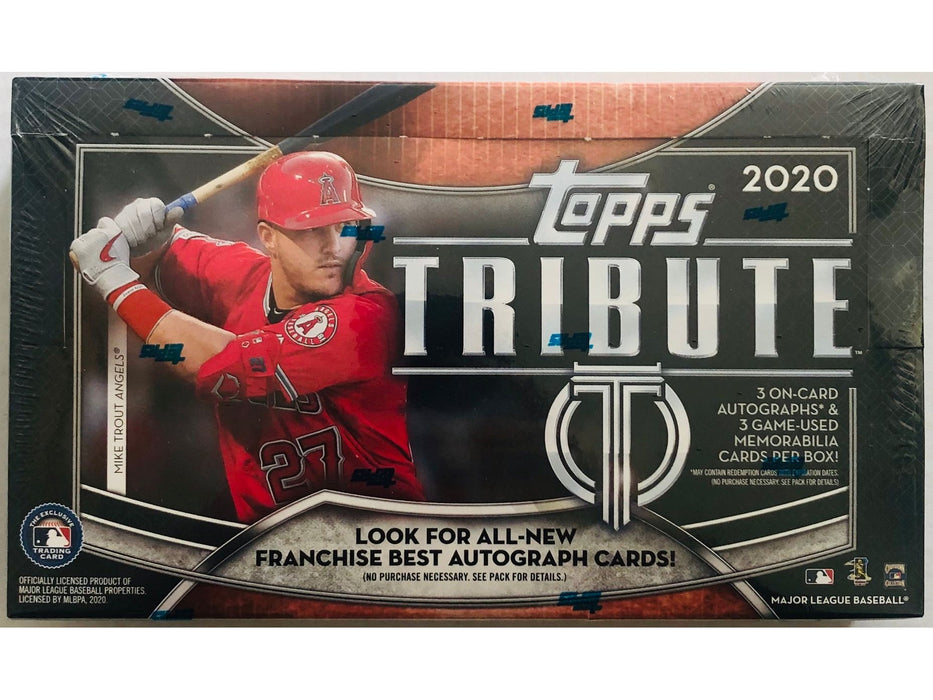 Sports Cards Topps - 2020 - Baseball - Tribute - Hobby Box - Cardboard Memories Inc.
