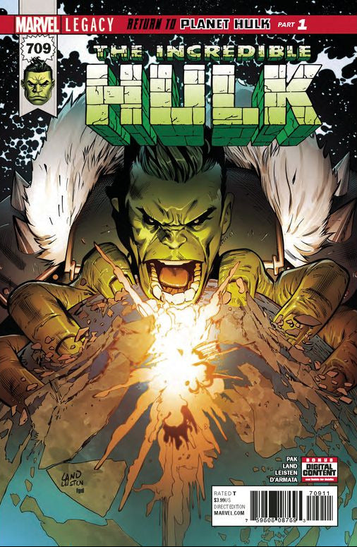 Comic Books Marvel Comics - Incredible Hulk (2017 5th Series) 709 (Cond. FN+) - 4305 - Cardboard Memories Inc.