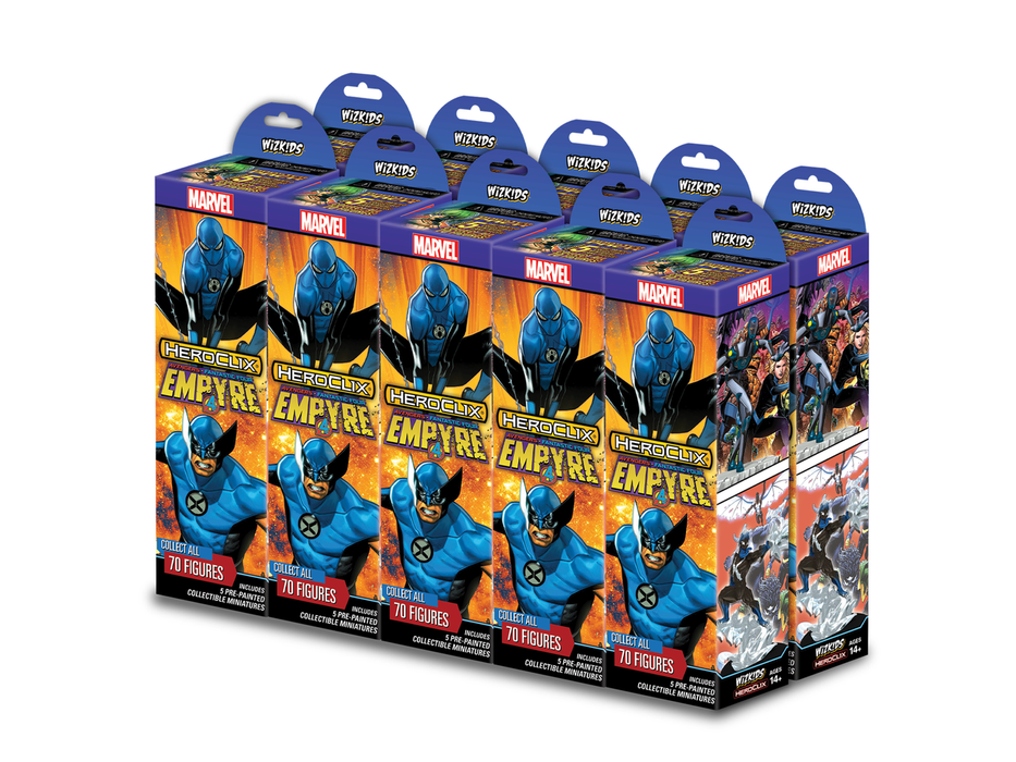 Collectible Miniature Games Wizkids - Marvel - HeroClix - Avengers Fantastic 4 Empyre - Booster Brick - Cardboard Memories Inc.
