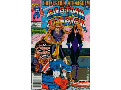 Comic Books Marvel Comics - Captain America (1968 1st Series) 388 - 7283 - Cardboard Memories Inc.