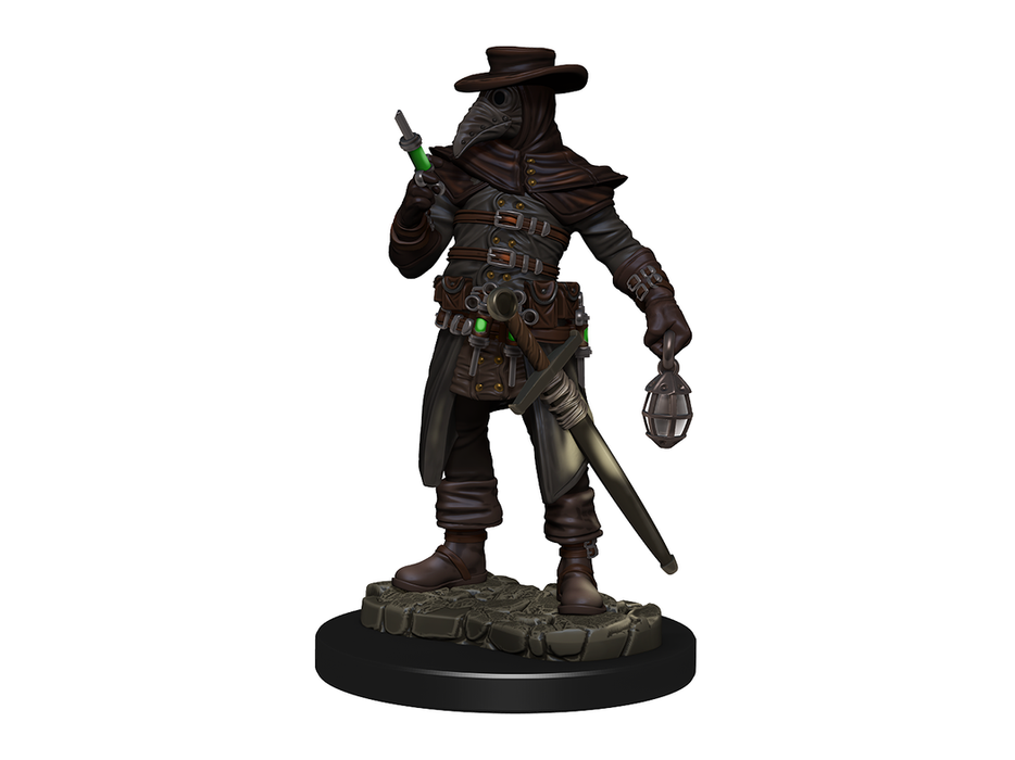 Role Playing Games Wizkids - Unpainted Miniature - Deep Cuts - Plague Doctor and Cultist - 90338 - Cardboard Memories Inc.