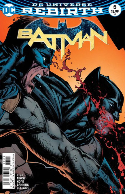 Comic Books DC Comics - Batman (2016 3rd Series) 005 (Cond. FN-) - 1990 - Cardboard Memories Inc.