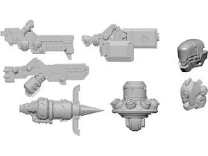 Collectible Miniature Games Privateer Press - Warcaster - Marcher Worlds - Dusk Wolf - B Variant Weapon Pack - PIP 82014 - Cardboard Memories Inc.