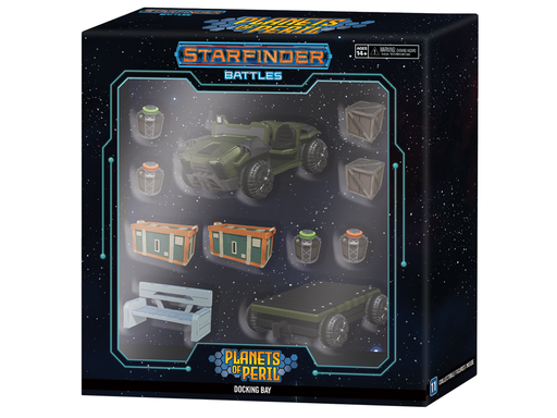 Role Playing Games Paizo - Starfinder Battles- Planets of Peril Docking Bay - Cardboard Memories Inc.